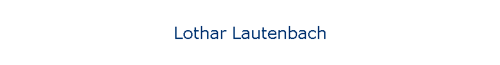 Lothar Lautenbach